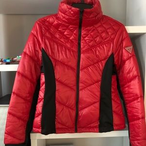 Red Guess jacket / coat. Excellent condition! Size M